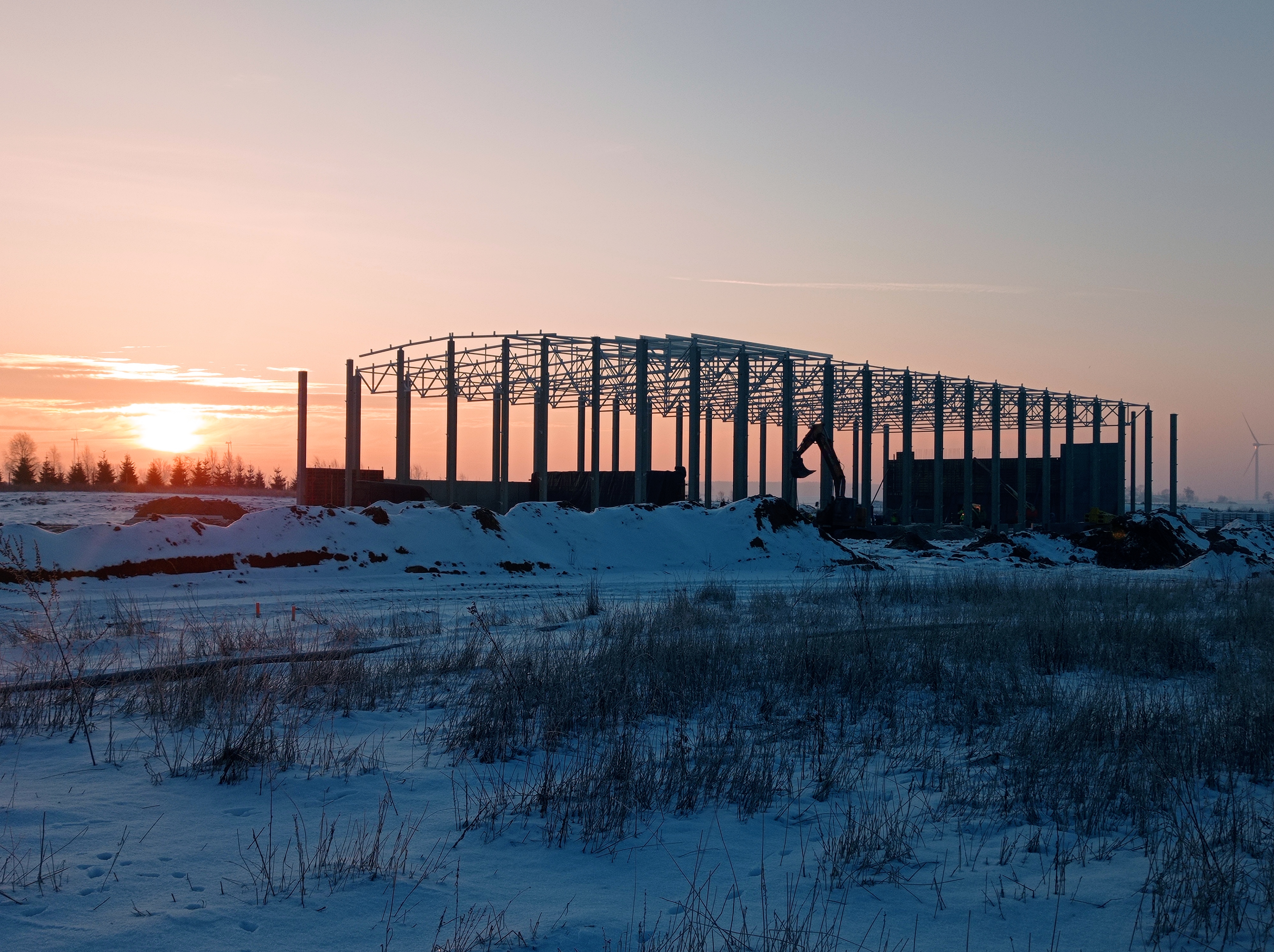 konstrukcja stalowa, szkielet